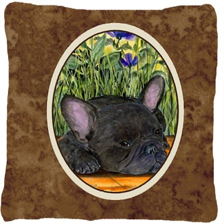 Carolines Treasures Carolines Treasures SS8674PW1414 French Bulldog Decorative Fabric Pillow SS8674PW1414